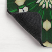 Emerald en Ivory Radial Mousepad Muismat (Hoek)