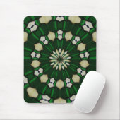Emerald en Ivory Radial Mousepad Muismat (Met muis)