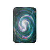 Emerald en Paarse Galaxy Badmat (Voorkant Verticaal)