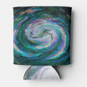 Emerald en Paarse Galaxy Blikjeskoeler (Voorkant)