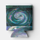 Emerald en Paarse Galaxy Blikjeskoeler (Achterkant)