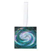 Emerald en Paarse Galaxy Decoratie (Voorkant)