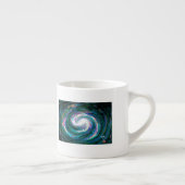 Emerald en Paarse Galaxy Espresso Kop (Rechts)