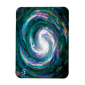 Emerald en Paarse Galaxy Magneet (Verticaal)