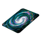 Emerald en Paarse Galaxy Magneet (Linkerzijde)