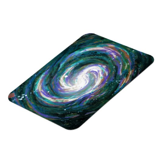 Emerald en Paarse Galaxy Magneet (Linkerzijde)