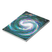 Emerald en Paarse Galaxy Notitieblok (Linkerzijde)