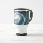 Emerald en Paarse Galaxy Reisbeker (Voorkant rechts)