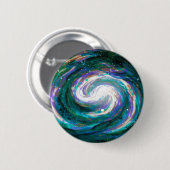 Emerald en Paarse Galaxy Ronde Button 5,7 Cm (Voorkant /achterkant)