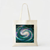 Emerald en Paarse Galaxy Tote Bag (Voorkant)