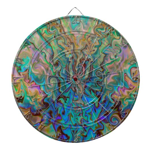 Emerald en Pink Dartbord (Voorkant)