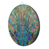Emerald en Pink Dartbord (Voorkant Rechts)