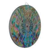 Emerald en Pink Dartbord (Voorkant Links)
