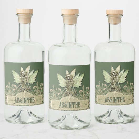 Emerald Enchanted Elixir fee Likeurfles Etiket (Flessen)