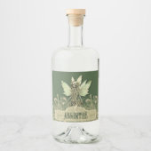 Emerald Enchanted Elixir fee Likeurfles Etiket (Voorkant)