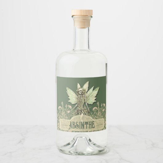 Emerald Enchanted Elixir fee Likeurfles Etiket (Voorkant)