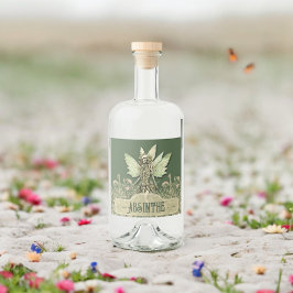 Emerald Enchanted Elixir fee Likeurfles Etiket