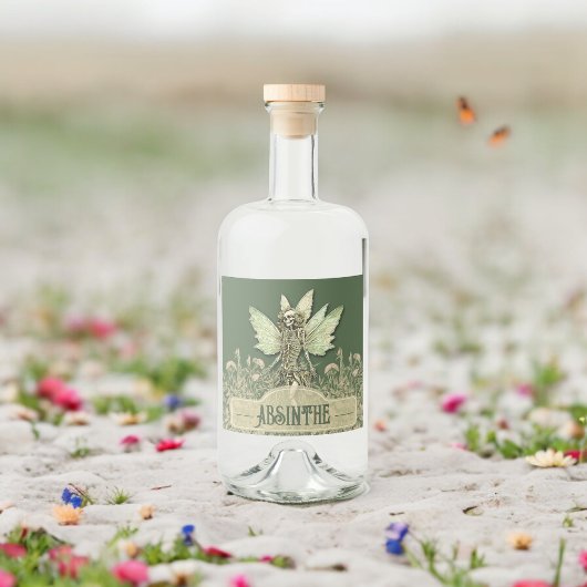 Emerald Enchanted Elixir fee Likeurfles Etiket