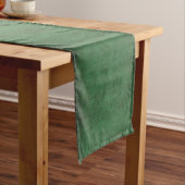 "Emerald Envy Grunge" Korte Tafelloper (Voorbeeld)