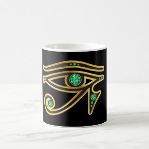 Emerald Eye of Ra in Gold Mok
