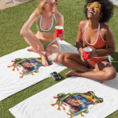 Emerald Eye Rainforest Frog Badhanddoek