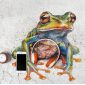 Emerald Eye Rainforest Frog Badhanddoek