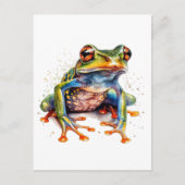 Emerald Eye Rainforest Frog Briefkaart (Voorkant)