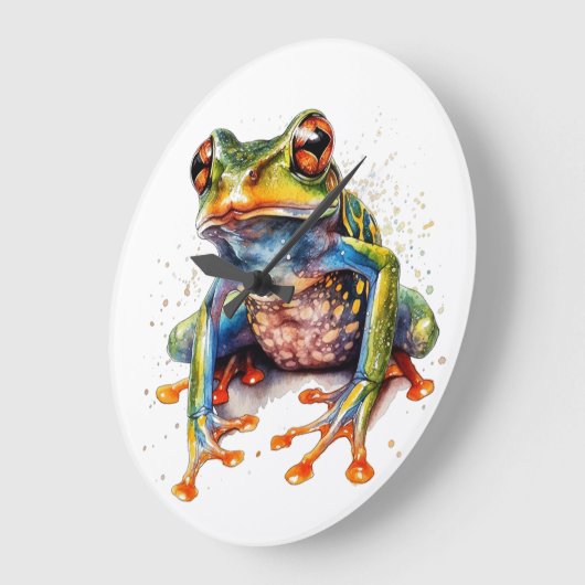 Emerald Eye Rainforest Frog Grote Klok (Hoek)
