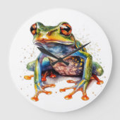 Emerald Eye Rainforest Frog Grote Klok (Voorkant)