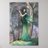Emerald Fae Fairy Poster van Molly Harrison (Voorkant)