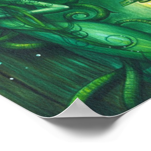 Emerald Fairy Forest Poster (Hoek)