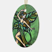 Emerald Fairy Keramisch Ornament (Links)