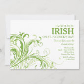 Emerald Ferns Invitation Kaart (Voorkant)