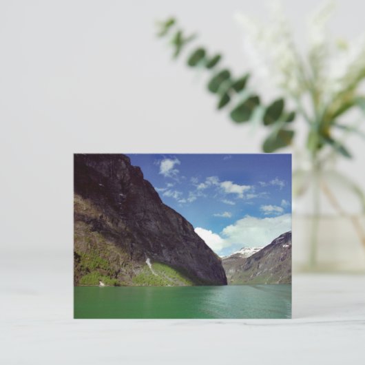 Emerald Fjord Dream Briefkaart (Staand voorkant)