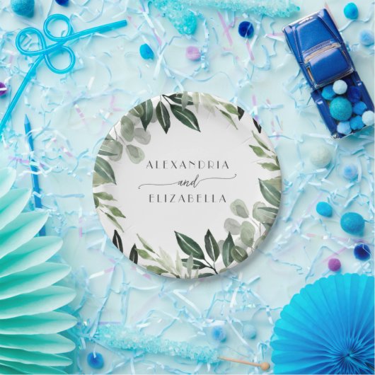 Emerald Forest Papieren Bordje (Feest)