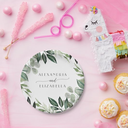 Emerald Forest Papieren Bordje (Feest)