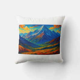 Emerald Forest Watercolor Canvas Kussen