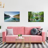 Emerald Forest Waterfalls and Muurkunst Sets (Woonkamer)