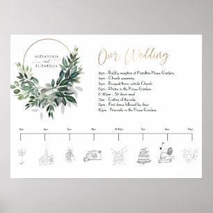 Emerald Forest Wedding-poster Poster