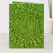 Emerald Fractal Bloom Kaart (Achterkant)
