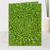 Emerald Fractal Bloom Kaart (Voorkant)