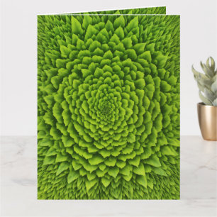 Emerald Fractal Bloom Kaart