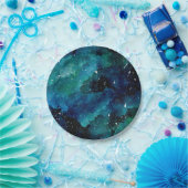 Emerald Galaxy Papieren Bordje (Feest)