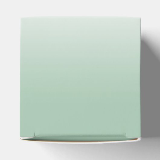 Emerald Gem Bow & Ribbon 55th Wedding Jubileum Bedankdoosjes (Bovenkant)