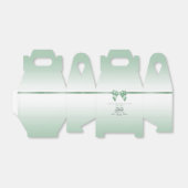 Emerald Gem Bow & Ribbon 55th Wedding Jubileum Bedankdoosjes (Uitgevouwen)
