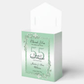 Emerald Gem & Glitter 55th Wedding Bedankdoosjes (Geopend)