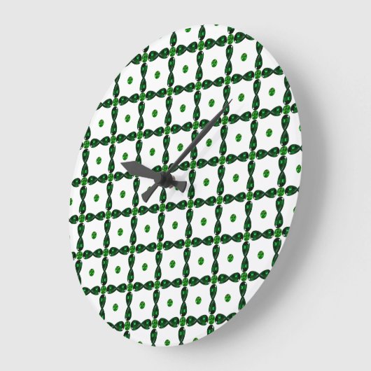 Emerald Gemstone Art, Green Grote Klok (Hoek)