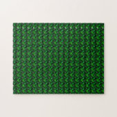 Emerald Gemstone Art, Green Legpuzzel (Horizontaal)