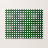 Emerald Gemstone Art, Green Legpuzzel (Horizontaal)
