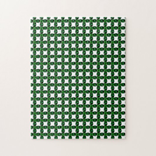 Emerald Gemstone Art, Green Legpuzzel (Verticaal)